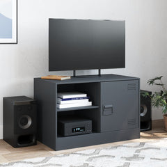 vidaXL TV Cabinet Anthracite 67x39x44 cm Steel 3