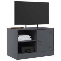 vidaXL TV Cabinet Anthracite 67x39x44 cm Steel 4
