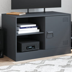 vidaXL TV Cabinet Anthracite 67x39x44 cm Steel 1