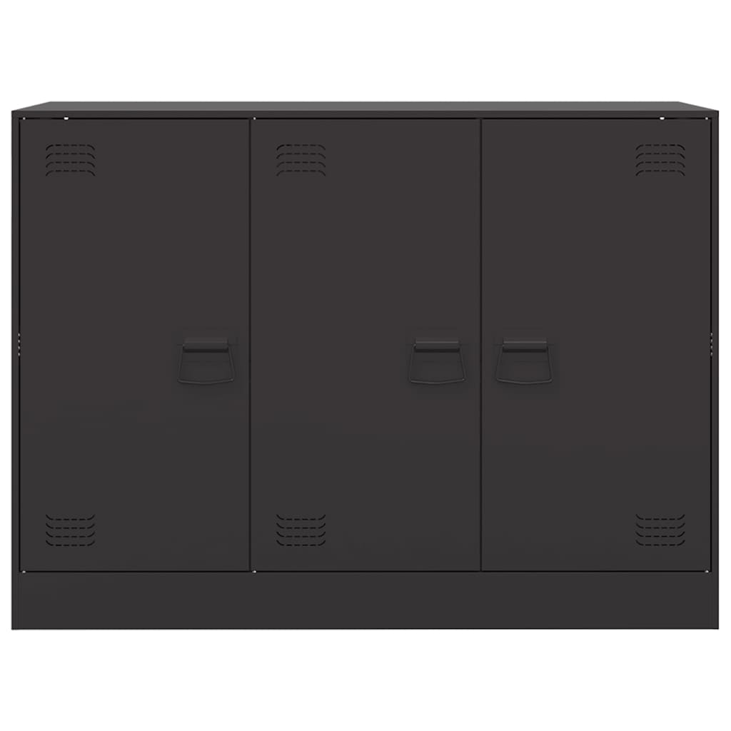 Sideboard 99x39x73 cm Steel Black
