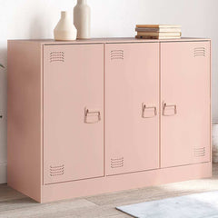 Sideboard 99x39x73 cm Steel Pink