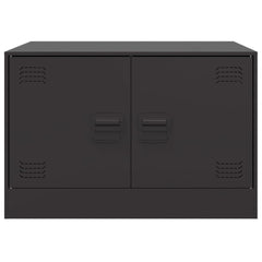 vidaXL Coffee Table Black 67x50x44 cm Steel 6
