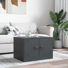 vidaXL Coffee Table Anthracite 67x50x44 cm Steel 3