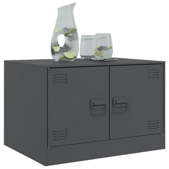 vidaXL Coffee Table Anthracite 67x50x44 cm Steel 4