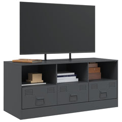 vidaXL TV Cabinet Anthracite 99x39x44 cm Steel 4