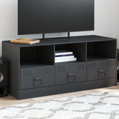 vidaXL TV Cabinet Anthracite 99x39x44 cm Steel 1