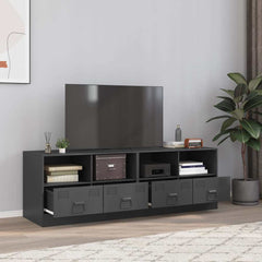 TV Cabinet 67x39x44 cm Steel Anthracite 2