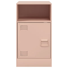 vidaXL Bedside Cabinets 2pcs Pink 34.5x39x62 cm Steel 5