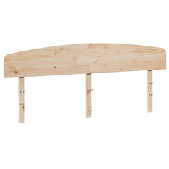 vidaXL Headboard 200 cm Solid Wood Pine 2