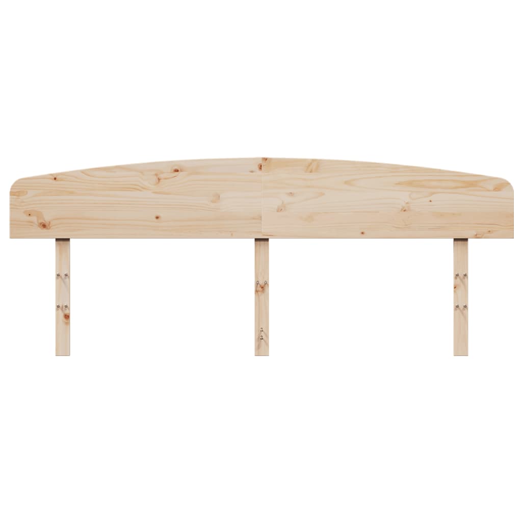 vidaXL Headboard 200 cm Solid Wood Pine 4