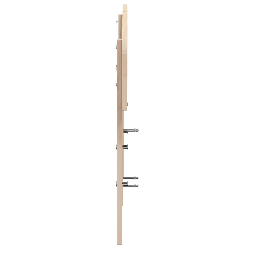 vidaXL Headboard 200 cm Solid Wood Pine 5