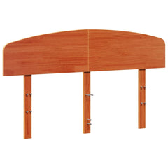 vidaXL Headboard Wax Brown 150 cm Solid Wood Pine 2