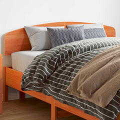 vidaXL Headboard Wax Brown 150 cm Solid Wood Pine 1