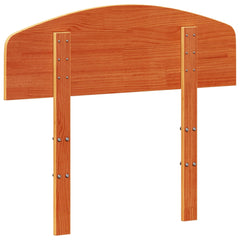 vidaXL Headboard Wax Brown 100 cm Solid Wood Pine 6