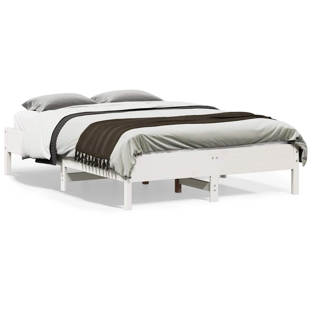 vidaXL Bed Frame without Mattress Solid Wood Pine Length 190 cm