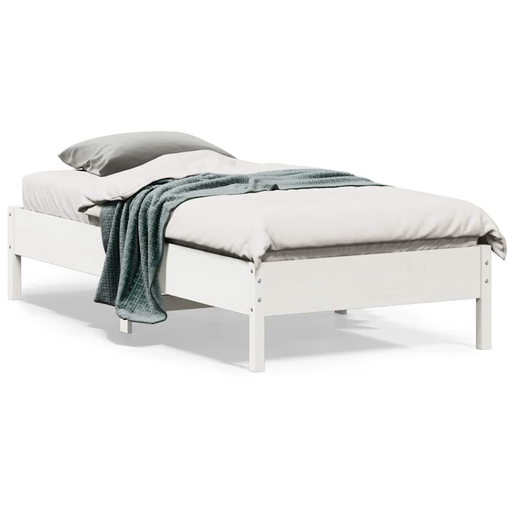 vidaXL Bed Frame without Mattress Solid Wood Pine Length 190 cm