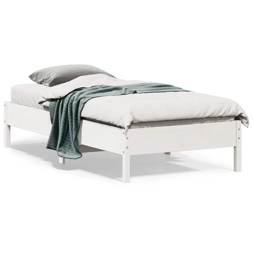 vidaXL Bed Frame without Mattress Solid Wood Pine Length 190 cm