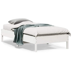 vidaXL Bed Frame without Mattress Solid Wood Pine Length 190 cm