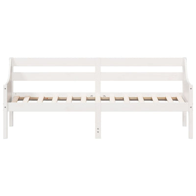 Day Bed White 75x190 cm Solid Wood Pine