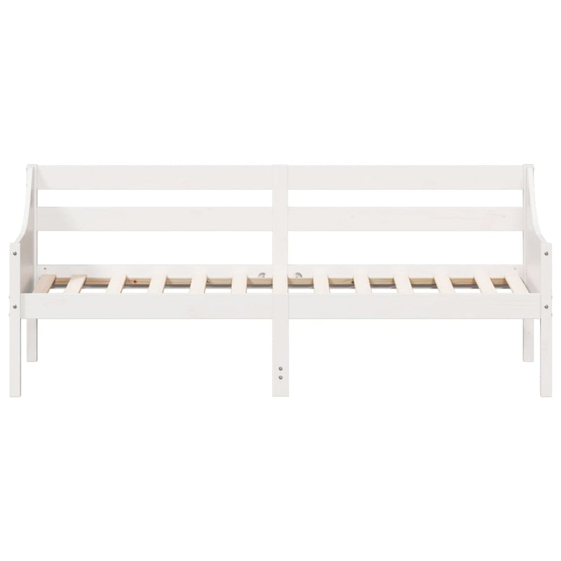 Day Bed White 75x190 cm Solid Wood Pine