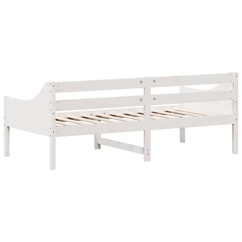 Day Bed White 75x190 cm Solid Wood Pine