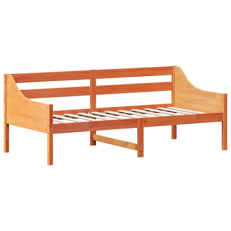 Day Bed Wax Brown 75x190 cm Solid Wood Pine