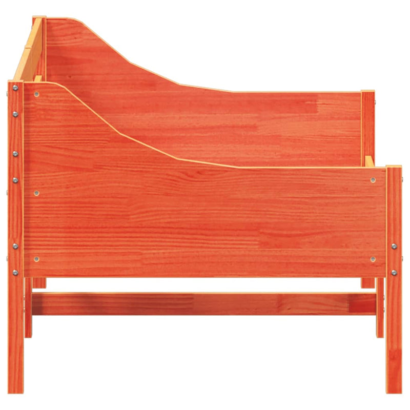 Day Bed Wax Brown 75x190 cm Solid Wood Pine