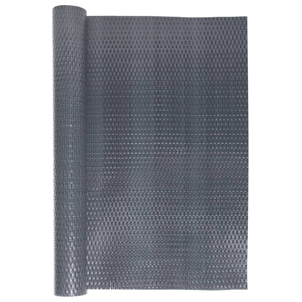 vidaXL Balcony Screen Anthracite 300x80 cm Poly Rattan 3