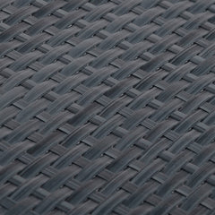 vidaXL Balcony Screen Anthracite 400x80 cm Poly Rattan 6