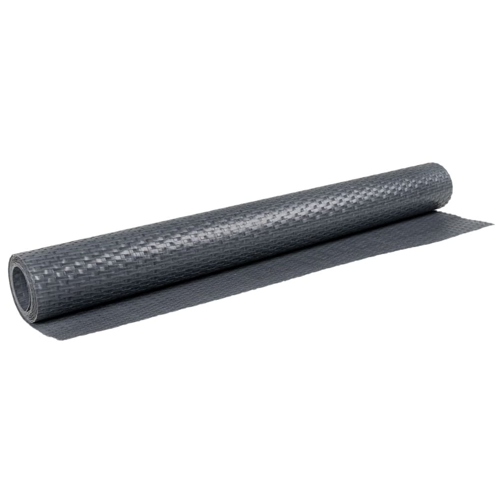 vidaXL Balcony Screen Anthracite 500x90 cm Poly Rattan 5
