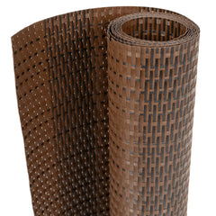 vidaXL Balcony Screen Brown and Black 600x80 cm Poly Rattan 2