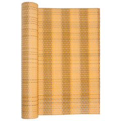 vidaXL Balcony Screen Light Brown 600x90 cm Poly Rattan 3