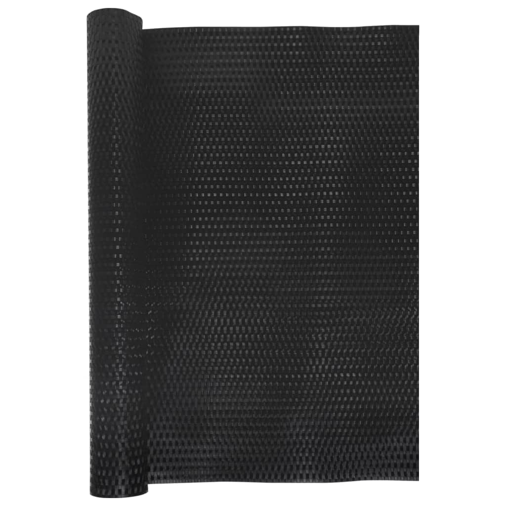 vidaXL Balcony Screen Black 300x90 cm Poly Rattan 3