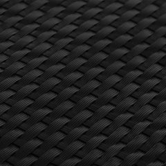 vidaXL Balcony Screen Black 300x90 cm Poly Rattan 6