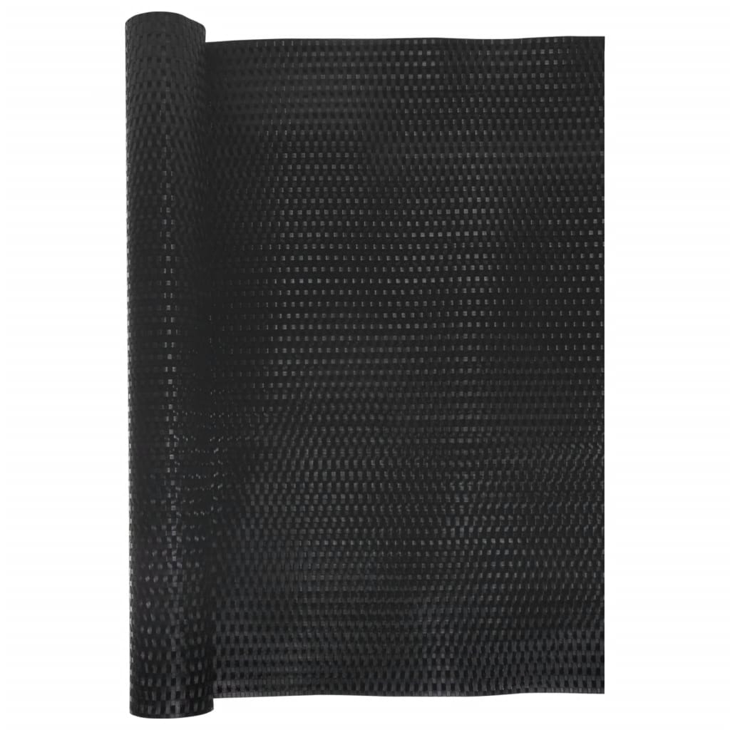 vidaXL Balcony Screen Black 400x90 cm Poly Rattan 3