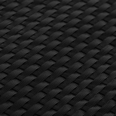 vidaXL Balcony Screen Black 400x90 cm Poly Rattan 6