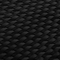 vidaXL Balcony Screen Black 500x100 cm Poly Rattan 6