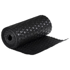 vidaXL Balcony Screens 5 pcs Black 255x19 cm Poly Rattan 5