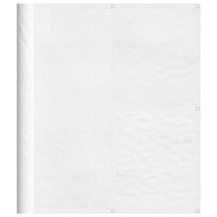 vidaXL Balcony Screen White 120x700 cm 100% Polyester Oxford 2