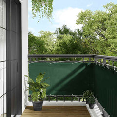 vidaXL Balcony Screen Dark Green 75x800 cm 100% Polyester Oxford 1