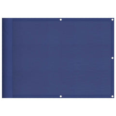 vidaXL Balcony Screen Blue 75x800 cm 100% Polyester Oxford 2