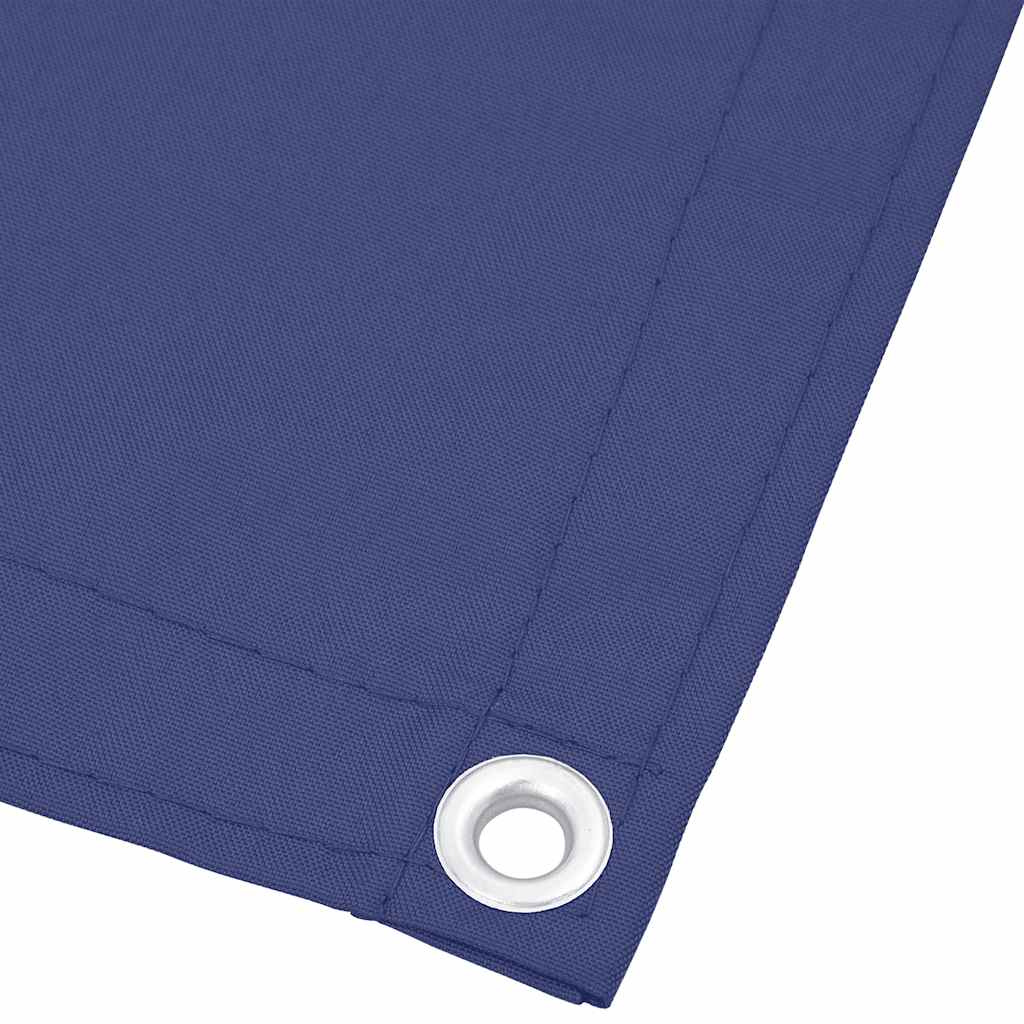 vidaXL Balcony Screen Blue 75x800 cm 100% Polyester Oxford 4