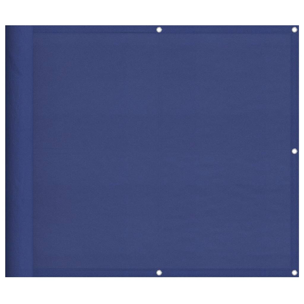 vidaXL Balcony Screen Blue 90x1000 cm 100% Polyester Oxford 2