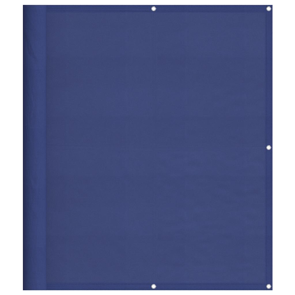 vidaXL Balcony Screen Blue 120x800 cm 100% Polyester Oxford 2