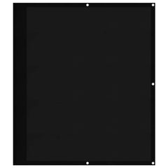 vidaXL Balcony Screen Black 120x700 cm 100% Polyester Oxford 2