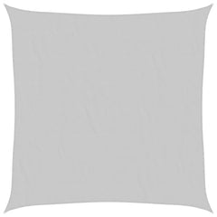vidaXL Sun Shade Sail Light Grey 7x7 m 100% Polyester Oxford 2