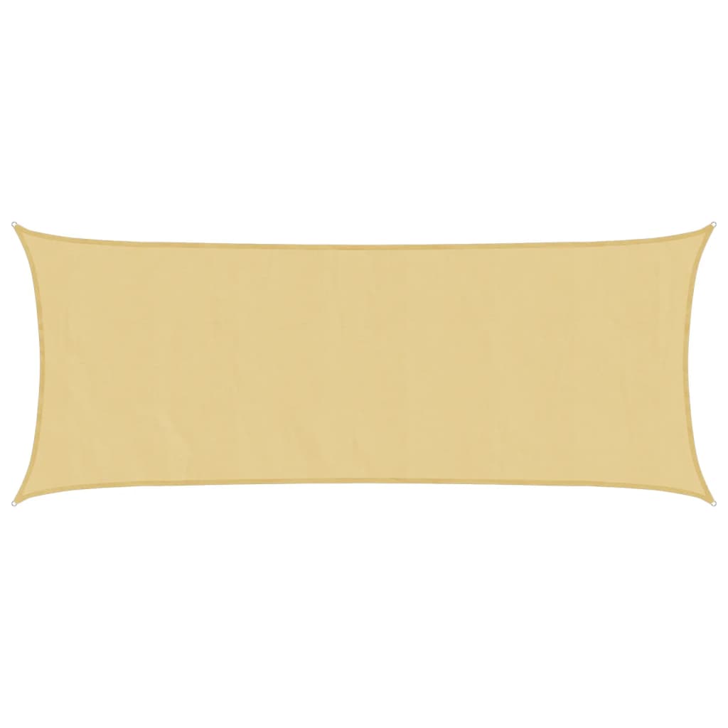 vidaXL Sun Shade Sail Sand 4.5x2 m 100% Polyester Oxford 2