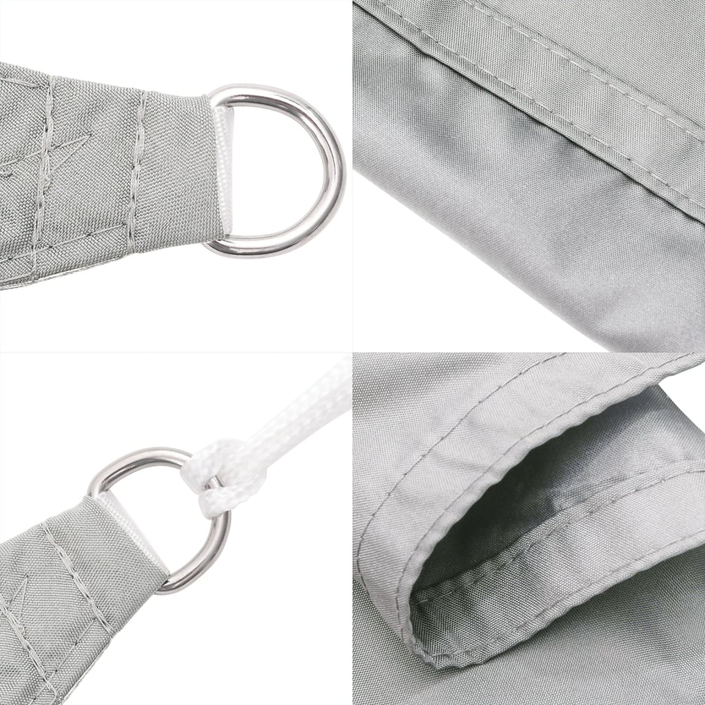 vidaXL Sun Shade Sail Light Grey 4.5x4.5x4.5 m 100% Polyester Oxford 5