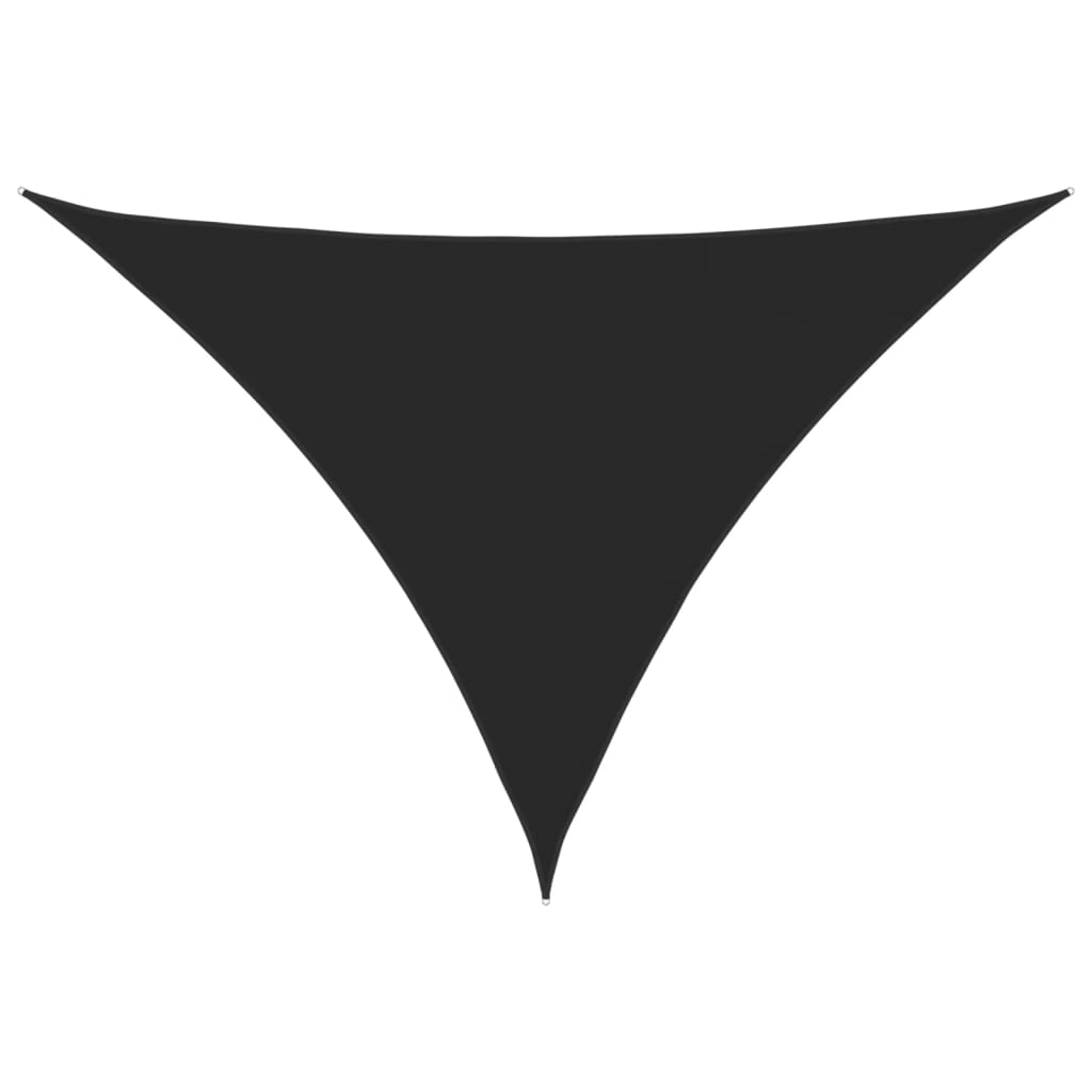 vidaXL Sun Shade Sail Black 7x5x5 m 100% Polyester Oxford 2