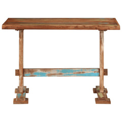 vidaXL Dining Table 110x55x78 cm Solid Wood Reclaimed 2